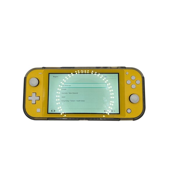 Nintendo Switch Lite Console Yellow With Clear Protective Case video game gaming - Picture 2 of 3